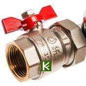 Коллектор для теплого пола с вентилями 11 выходов STOUT SMB 0468 000011